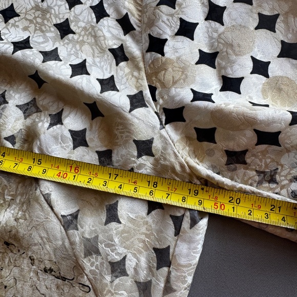 Piazza Sempione Women’s Silk Blouse Size EU 46 (US 12) Made in Italy - Picture 10 of 11